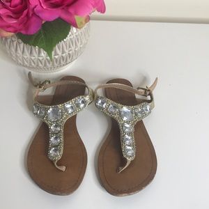 Embellished sandals